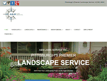 Tablet Screenshot of anlawnservice.com